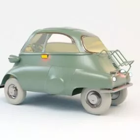 Vintage Bmw Isetta 3d model