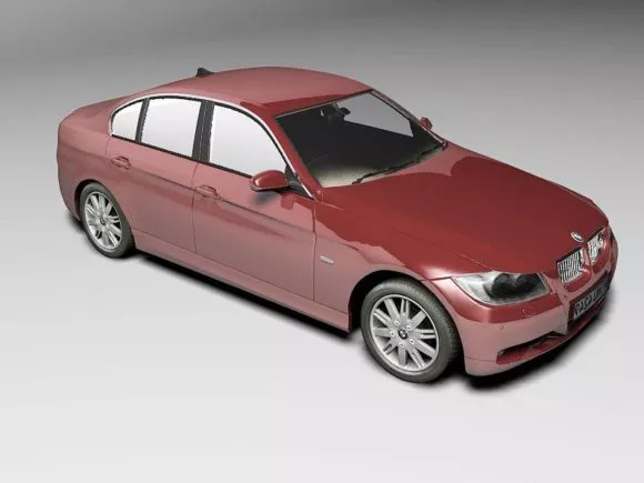 Prototype Retro Car 3d model