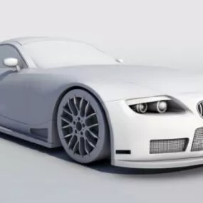 Bmw Z4 Gte Car 3d model