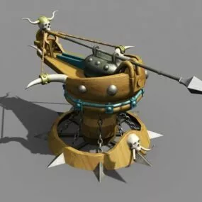 Gaming Ballista Crossbow 3d model