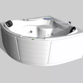 Bathroom Corner Tub 3d model