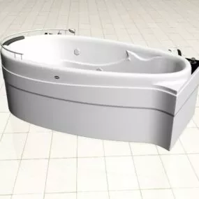 Bathroom Jacuzzi Bathtub 3d model