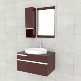 Bathroom Vanity Cabinet Set 3d model
