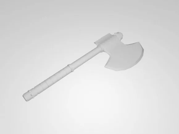 Modern Axe Branch Tree Handle 3d model