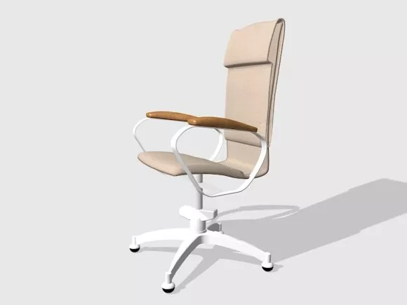 Reading Rocking Chair 3d model