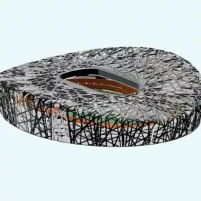 Olympic Beijing National Stadium 3d model