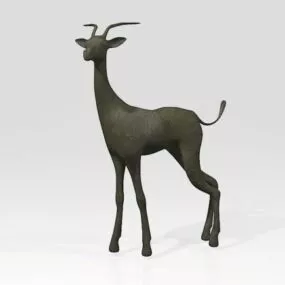 Cartoon Gazelle Animal 3d model