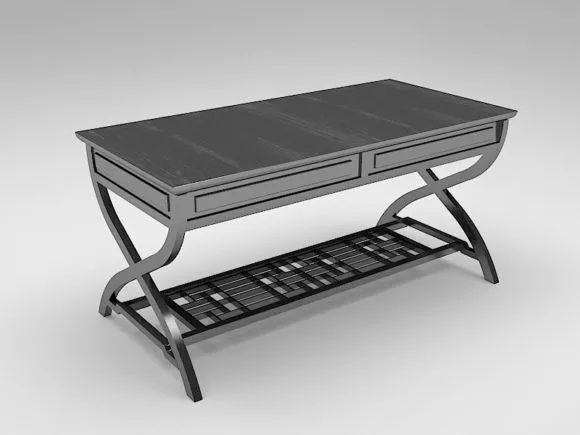 Modern Computer Work Desk 3d model