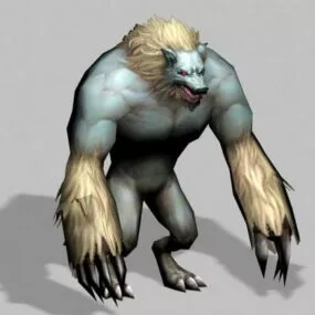 Werewolf Creature 3d model