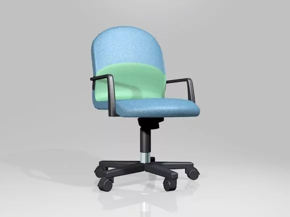 Talk Show Furniture With Chair Lamp 3d model