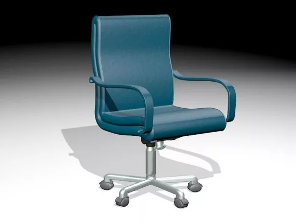 Typical Office Work Desk 3d model