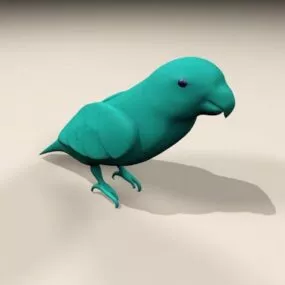 Blue Lorikeet 3d model