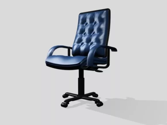 Captain Chair Star Trek Furniture 3d model