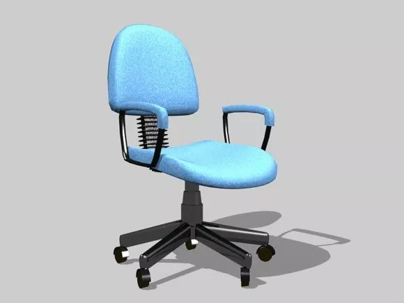 Dining Chair Simple Style 3d model
