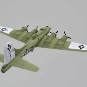 Boeing B17 Aircraft 3d model