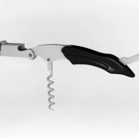 Bottle Opener Knife 3d model