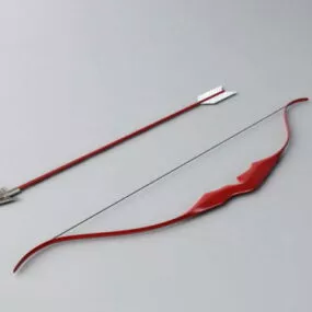 Vintage Bow Arrow 3d model