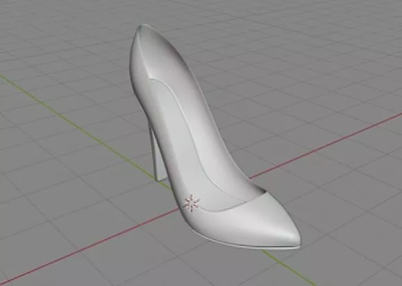 Mini Dress Strip Pattern 3d model