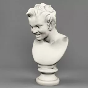 Satyr Famous Bust 3d model