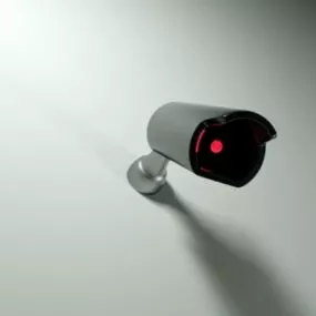 Cctv Bullet Camera 3d model