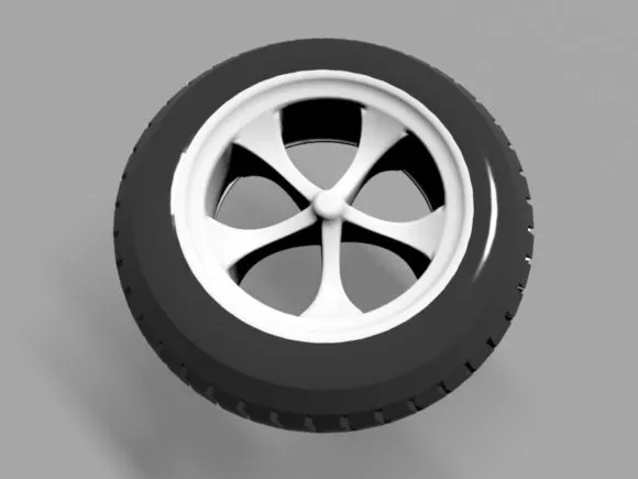 Vintage Car Vector W8 1989 3d model