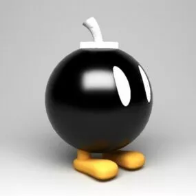 Cartoon Bomber Man 3d model
