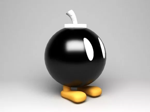 Color Bird Man Cosplay Character 3d model