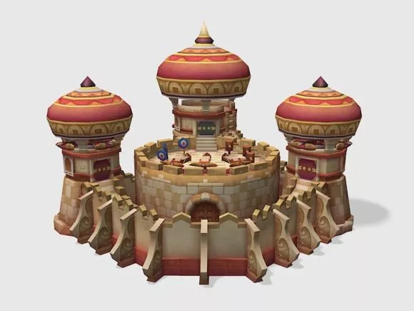 Old Rock Castle 3d model