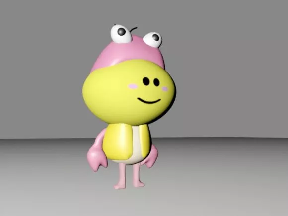 Prosthetic Girl Character 3d model