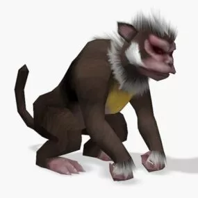 Cartoon Monster Monkey 3d model