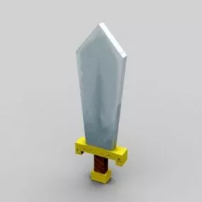 Cartoon Short Sword 3d model
