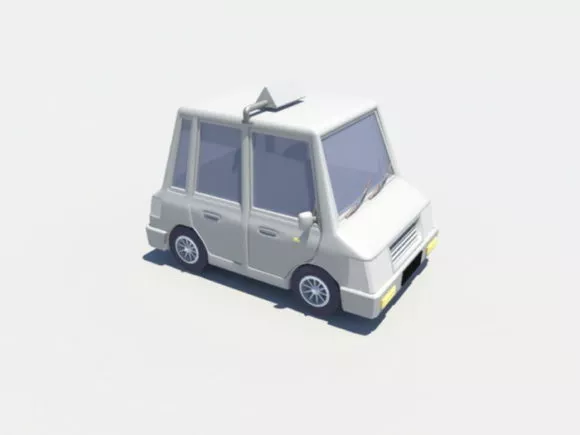 Sedan Car Laguna 3d model