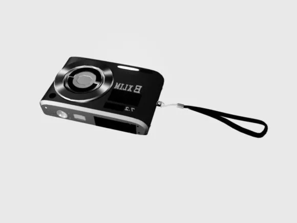 Casio Exilim Digital Camera 3d model Casio Exilim Digital Camera 3d model