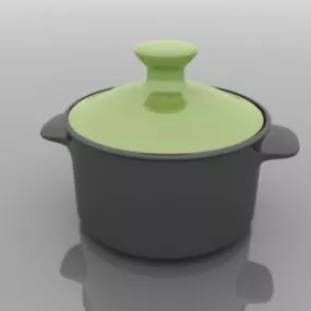 Casserole Pan 3d model