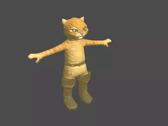Kung Fu Panda Characters Set 3d model