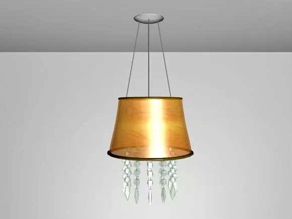 Home Ceiling Fluorescent Lamp 3d model