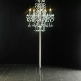 Chandelier Floor Lamp 3d model