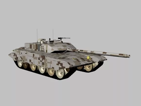 Flame Weapon Gaming Object 3d model