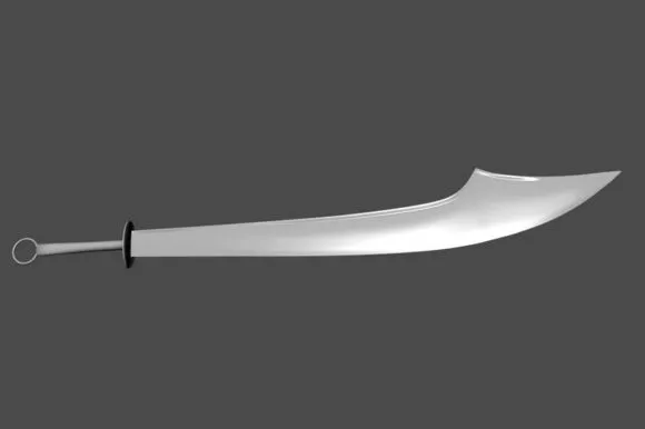 Chinese Dao Sword 3d model Chinese Dao Sword 3d model