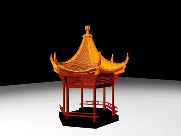 Chinese Garden Pavilion Traditional Architecture 3d model Chinese Garden Pavilion Traditional Architecture 3d model