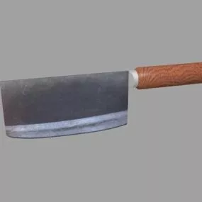 Chinese Kitchen Knife 3d model