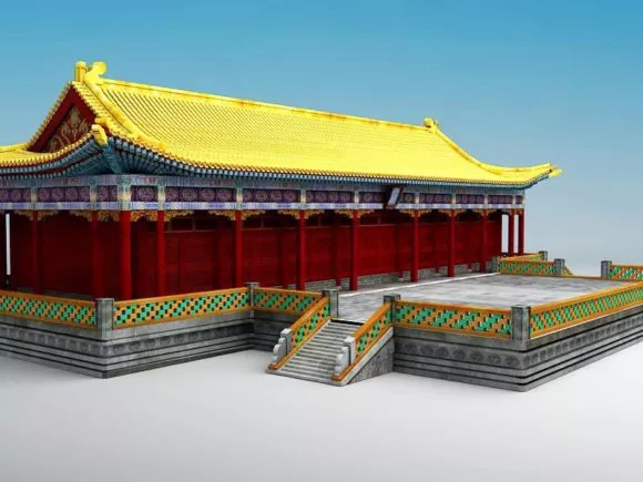 Scifi Barracks Building 3d model