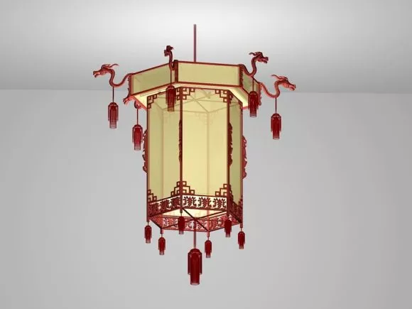 Ancient Chinese Palace Lantern 3d model Ancient Chinese Palace Lantern 3d model