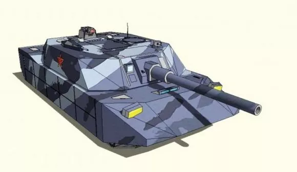 Chinese Army Stealth Tank 3d model Chinese Army Stealth Tank 3d model