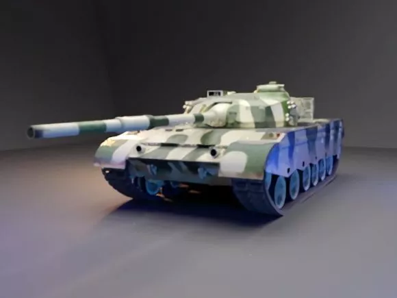 Flame Weapon Gaming Object 3d model