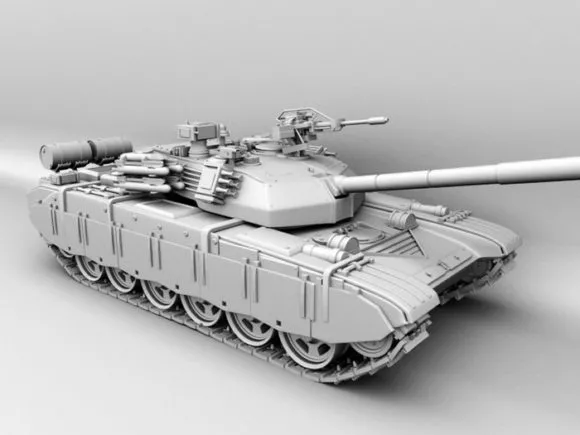 Chinese Type99 Tank 3d model Chinese Type99 Tank 3d model