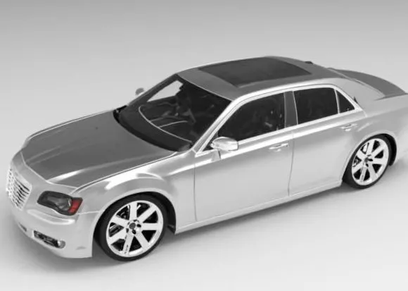 Prototype Retro Car 3d model