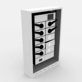 Electric Circuit Breaker 3d model