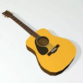 Common Acoustic Guitar 3d model
