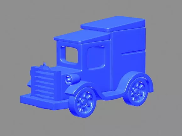 Classic Car Lowpoly 3d model